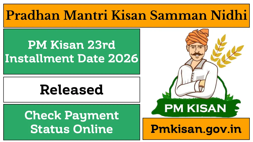 PM Kisan 23th Installment Date 2026